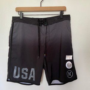 HURLEY PHANTOM USA OLYMPIC BOARD SHORTS